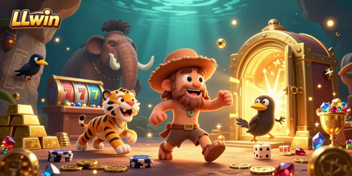 Engage with lucrative slots and jackpots at LLwin’s vibrant prehistoric casino, featuring dynamic characters and treasures