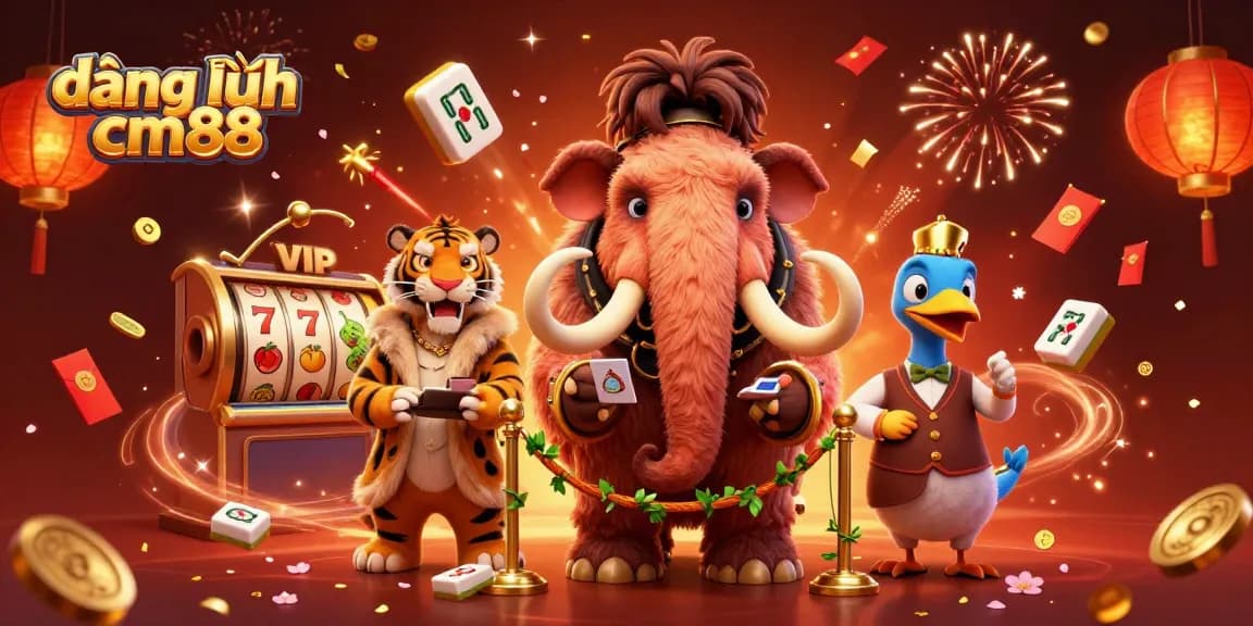 Experience the thrilling đăng nhập cm88 adventure with bold casino characters and vibrant game elements.