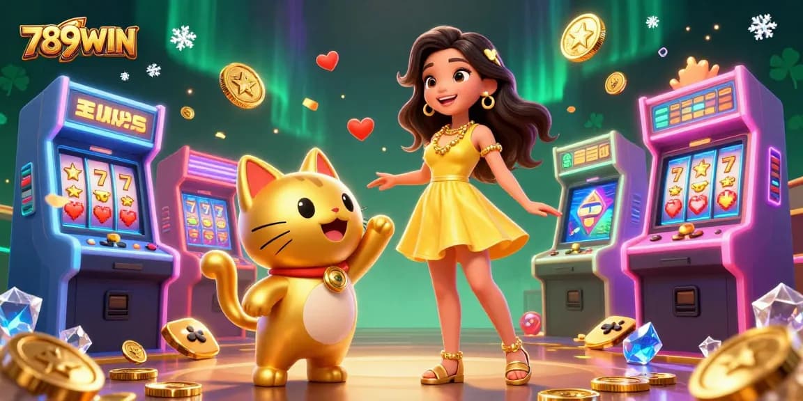 Engage with exciting games at 789WIN, featuring vibrant visuals and a lucky theme.