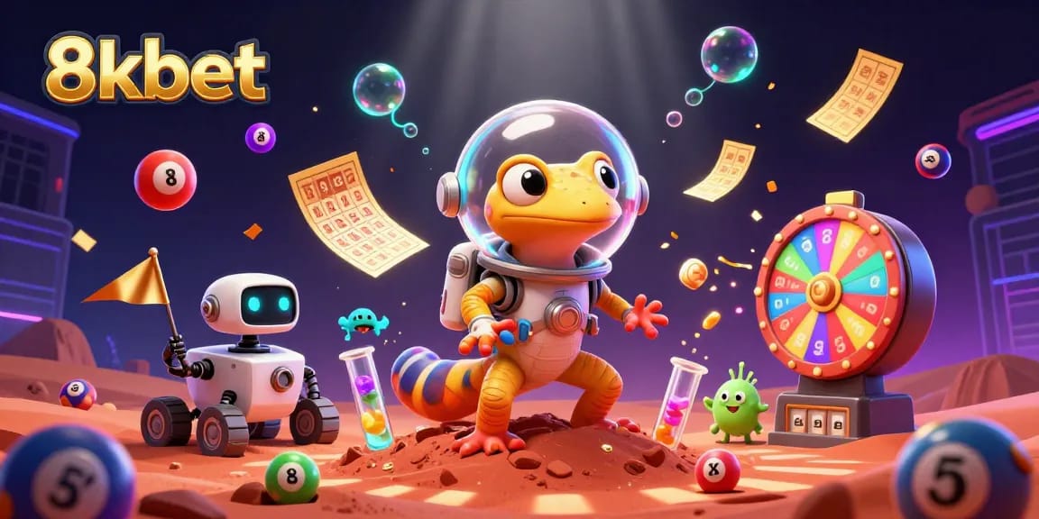 Join the Martian gecko at 8xbet casino, where excitement meets winning opportunities!