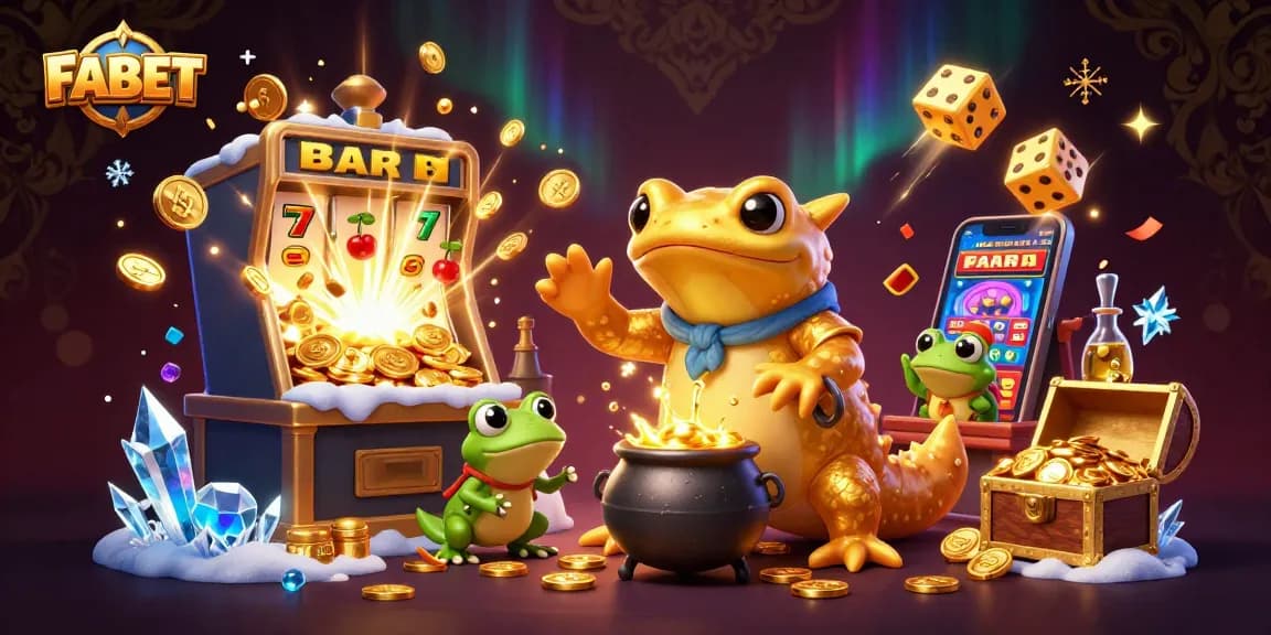 Experience thrilling gameplay at FABET with vibrant casino elements and exciting characters.