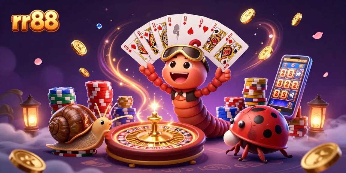 Play cards and win big at rr88 with a lively millipede dealer and exciting gaming elements.