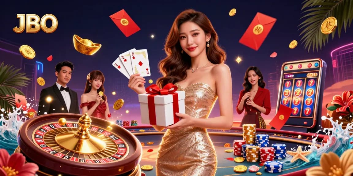 Experience JBO's vibrant casino atmosphere with stunning visuals and dynamic gaming elements.