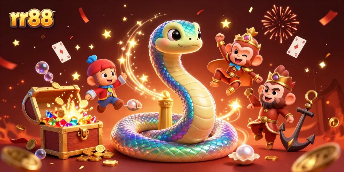 Experience thrilling gameplay at rr88 with a dynamic 3D casino-themed illustration showcasing exciting game elements.