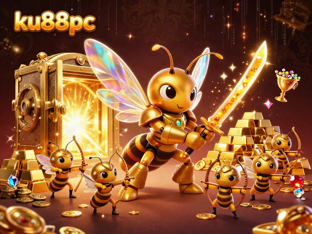 Experience vibrant gameplay with the ku88pc's dynamic golden hornet and extravagant treasures.