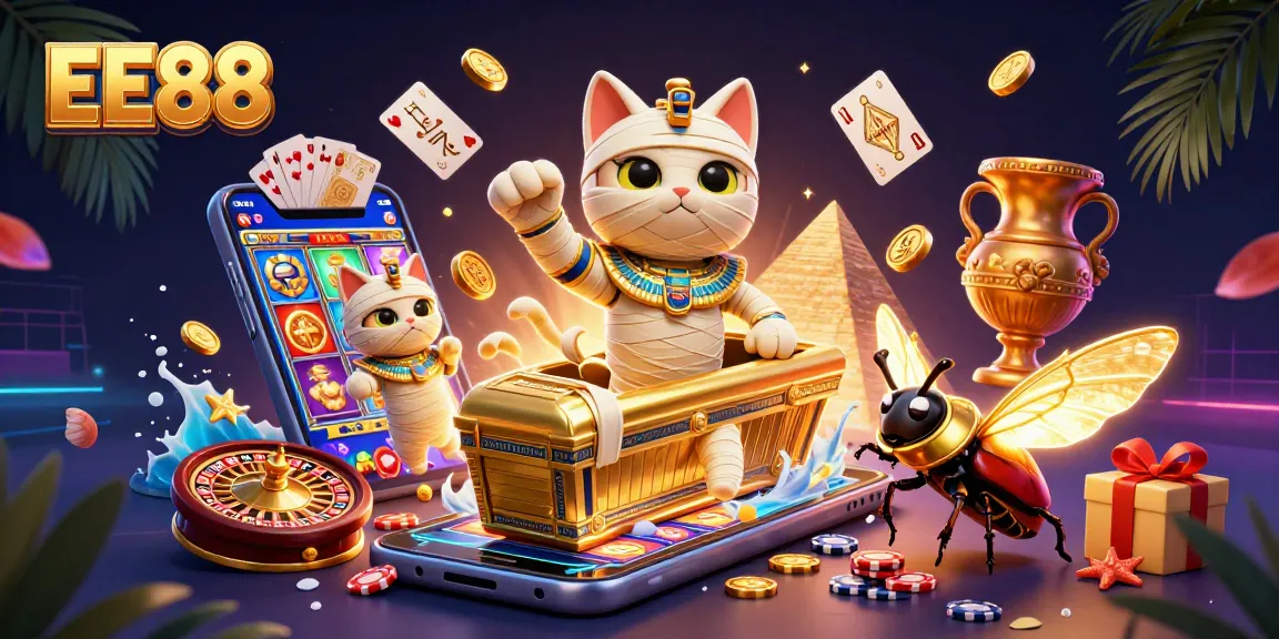 EE88: Explore exciting casino games with a vibrant Egyptian theme and captivating visuals.