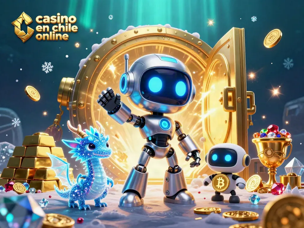Juega con los mejores en casino en chile online con temática de un robot cibernético y tesoros brillantes