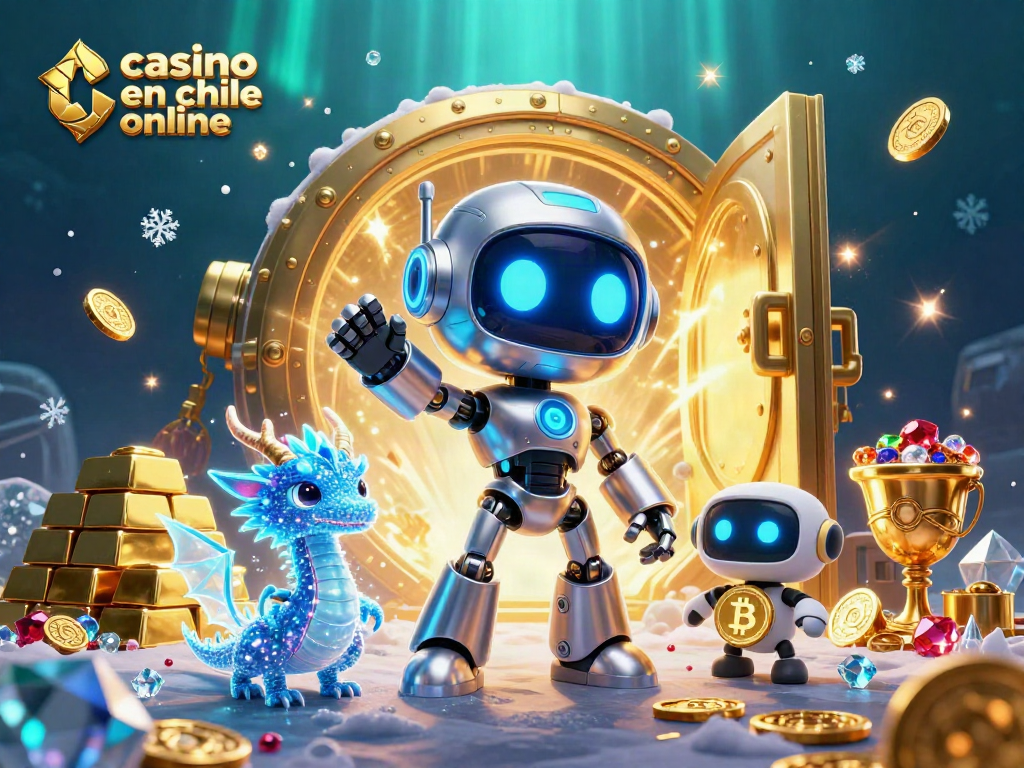 Juega con los mejores en casino en chile online con temática de un robot cibernético y tesoros brillantes