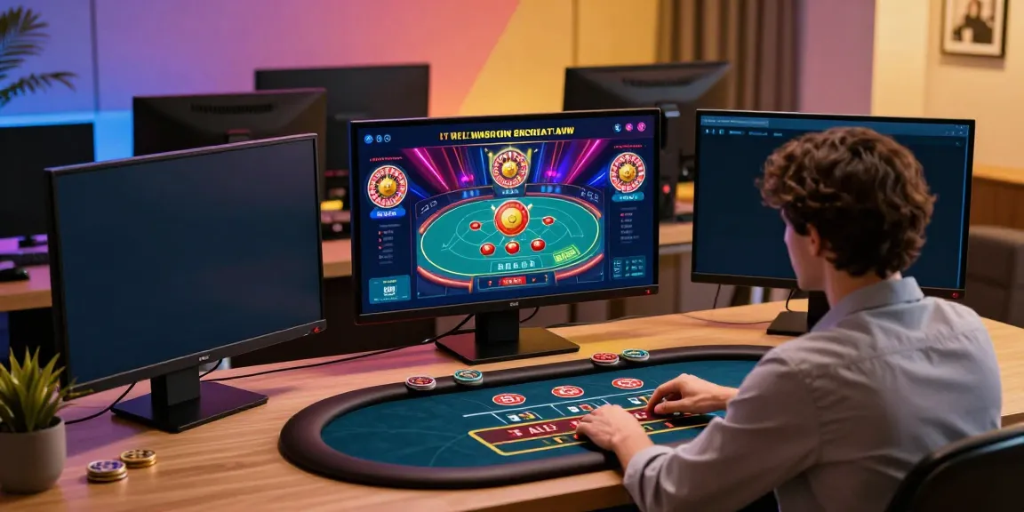 Exciting FC88 online casino scene with immersive gaming interfaces and vibrant atmosphere.