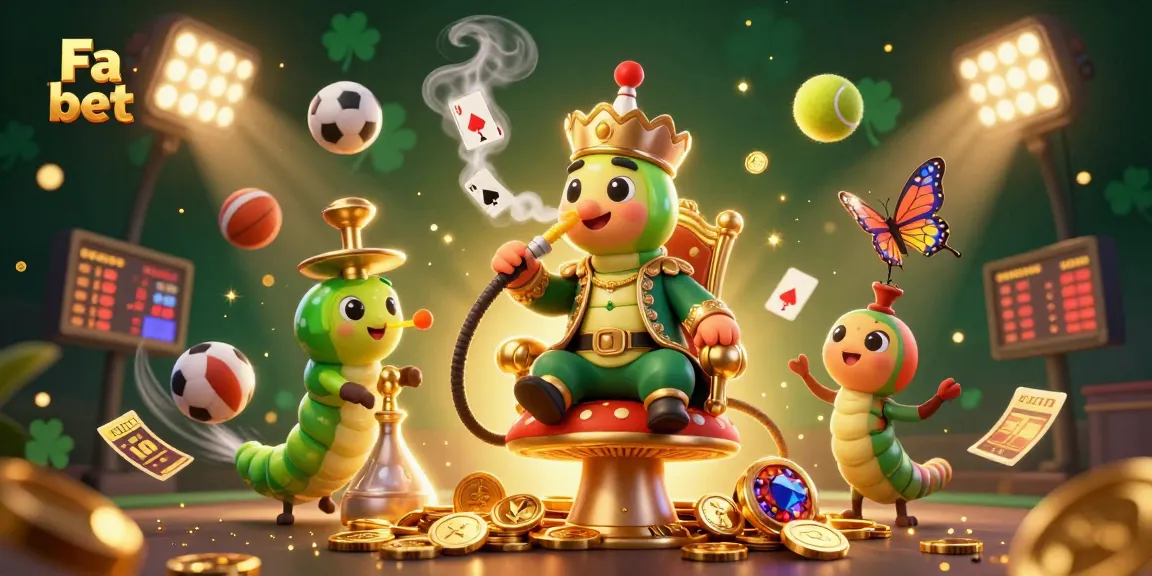 Experience Fa bet with a vibrant 3D illustration featuring dynamic sports elements and casino symbols.