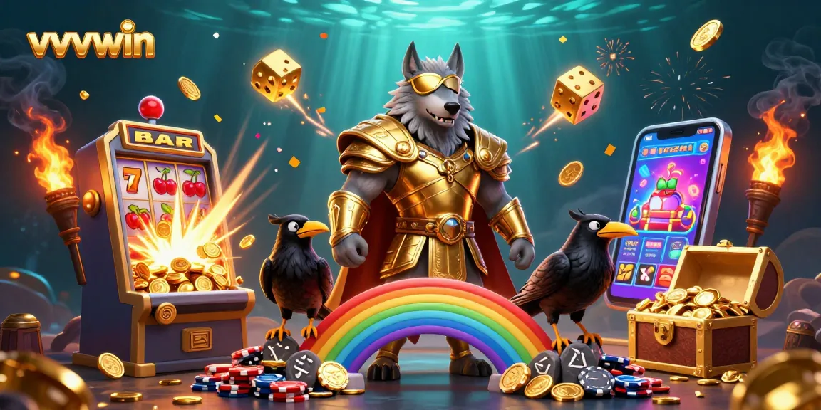 Experience thrills at vvvwin with a jackpot explosion amidst a vibrant casino scene.
