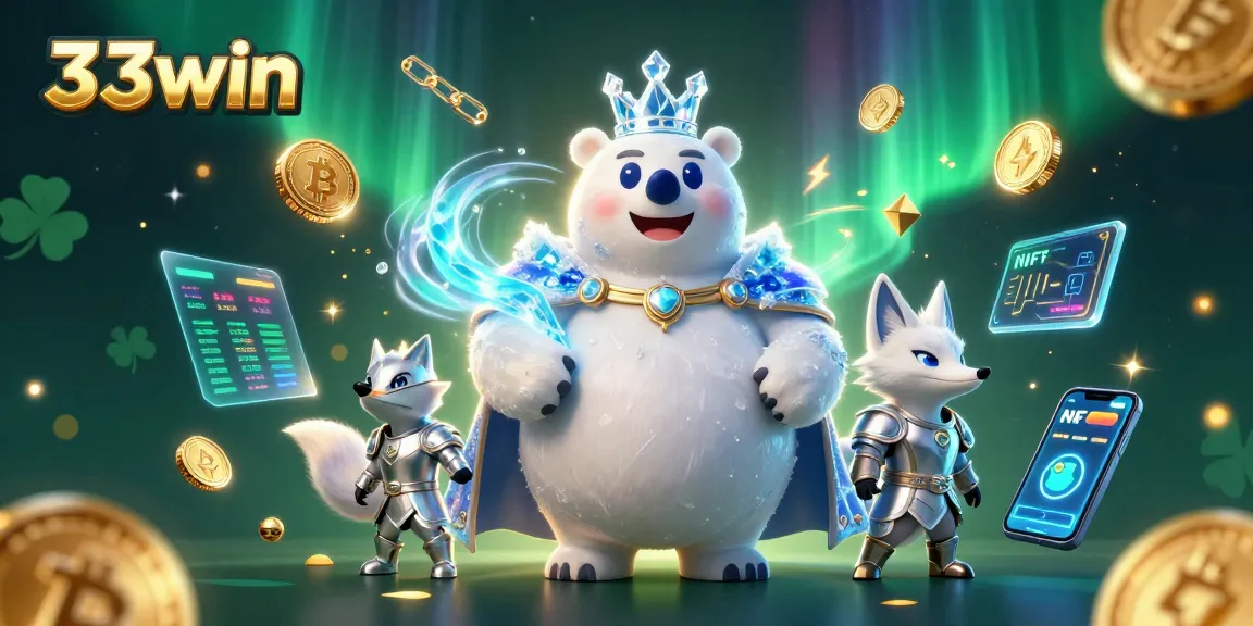 Experience the thrill of winning with 33win's vibrant casino atmosphere and cryptocurrency elements!