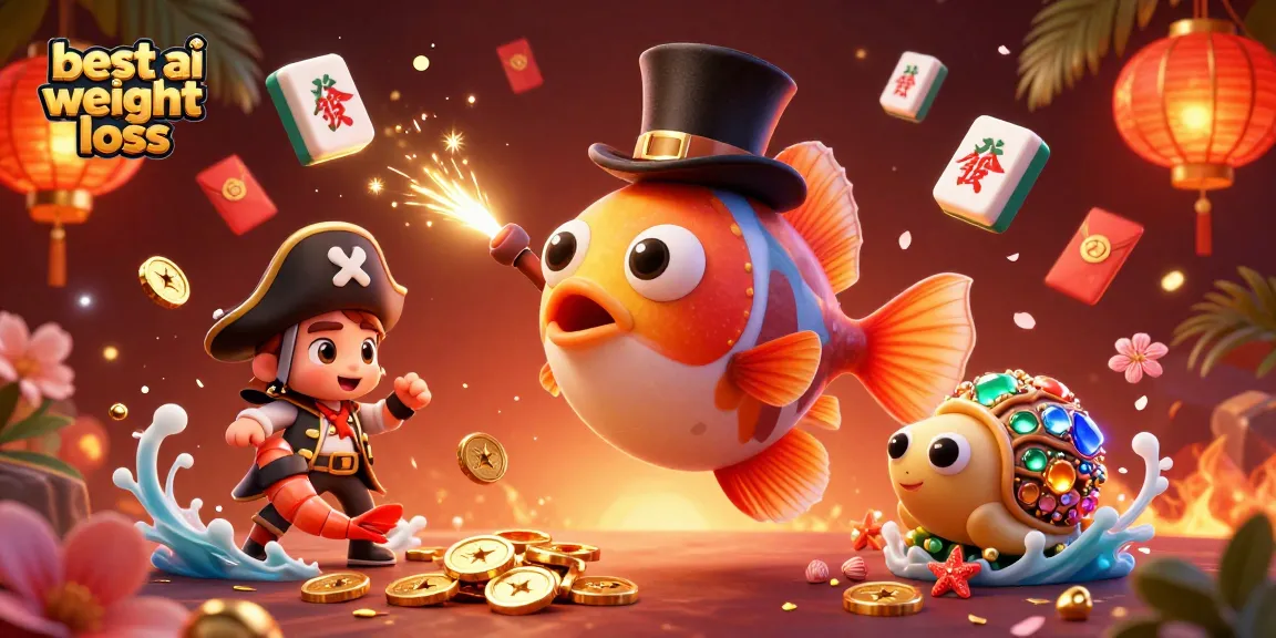 Attract golden coins with best ai weight loss in a vibrant casino-themed underwater scene
